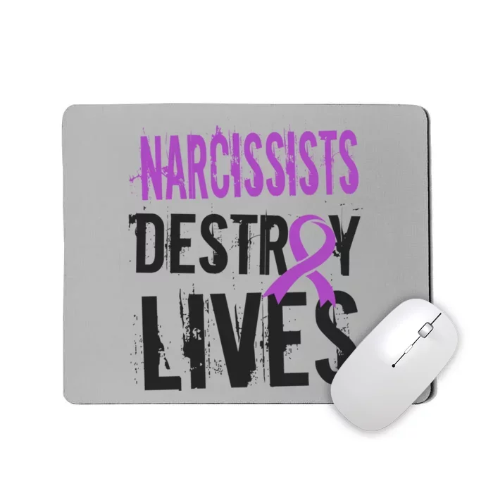 Domestic Abuse Violence Awareness Narcissism Narcissistic Gift Mousepad