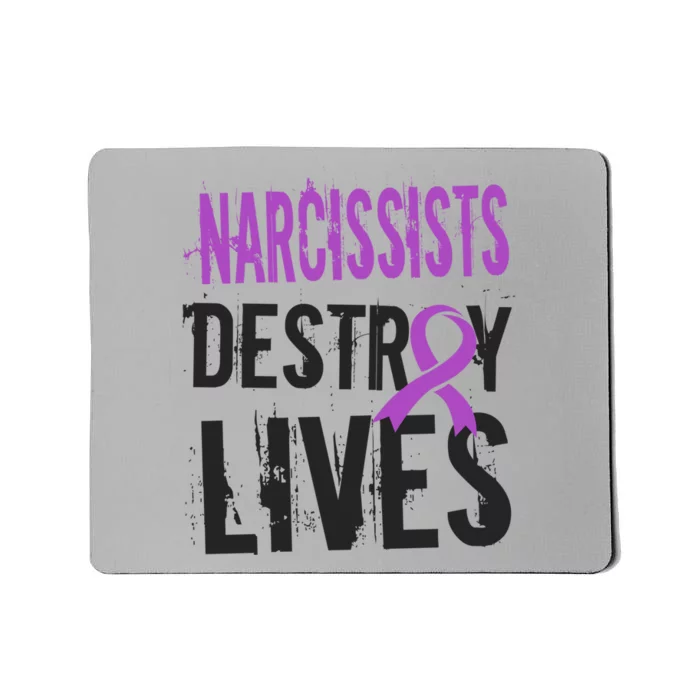 Domestic Abuse Violence Awareness Narcissism Narcissistic Gift Mousepad