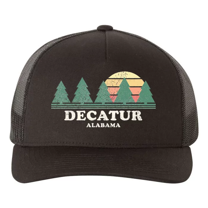 Decatur Al Vintage Throwback Retro 70s Design Yupoong Adult 5-Panel Trucker Hat