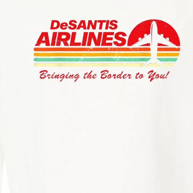 Desantis Airlines Vintage Cropped Pullover Crew