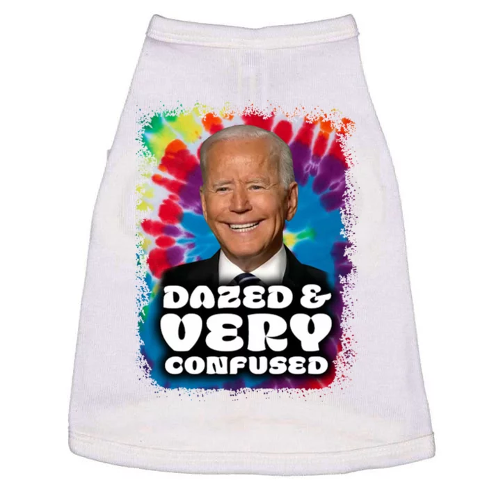 Dazed And Very Confused Joe Biden Hippie Doggie Tank