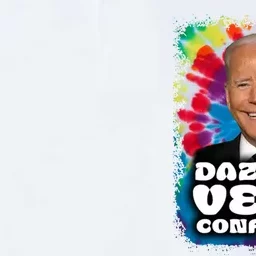 Dazed And Very Confused Joe Biden Hippie Softstyle Adult Sport Polo