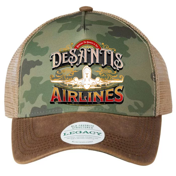 Desantis Airlines Vintage Bringing The Border To You Legacy Tie Dye Trucker Hat