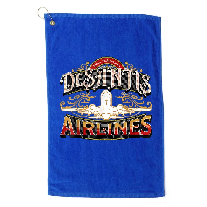 Desantis Airlines Vintage Bringing The Border To You Platinum Collection Golf Towel