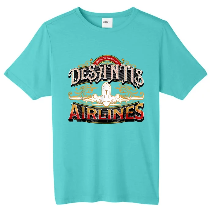 Desantis Airlines Vintage Bringing The Border To You ChromaSoft Performance T-Shirt