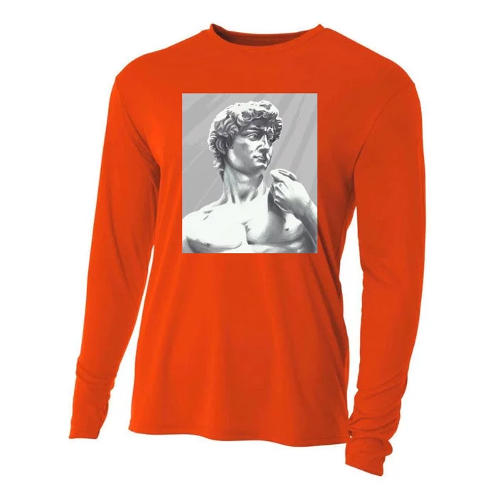 David Statue Cooling Performance Long Sleeve Crew