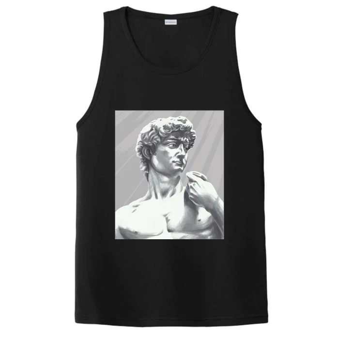 David Statue Performance Tank