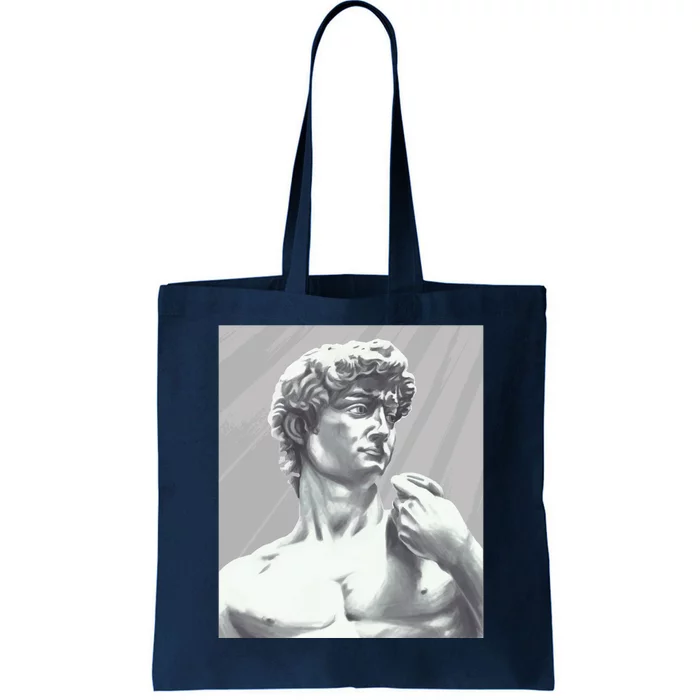 David Statue Tote Bag