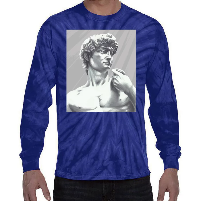 David Statue Tie-Dye Long Sleeve Shirt