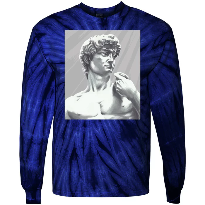 David Statue Tie-Dye Long Sleeve Shirt