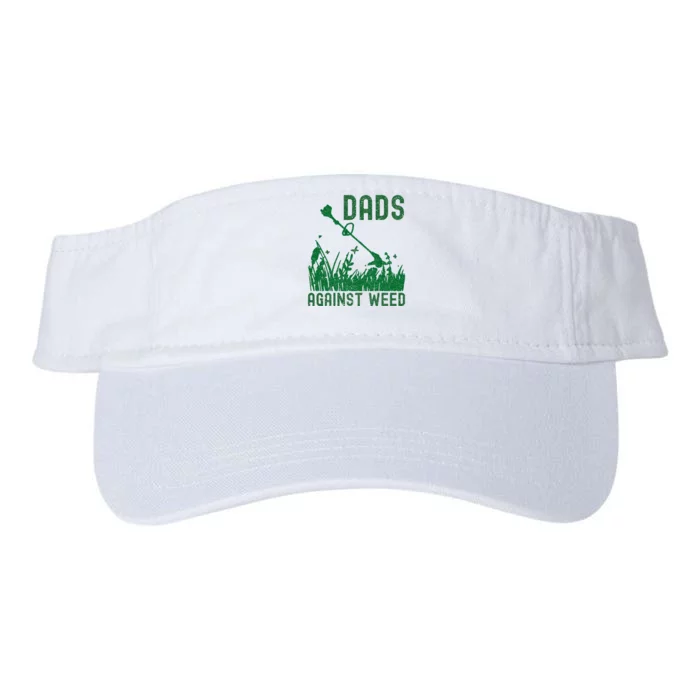 Dads Against Weed Lawn Mowing Valucap Bio-Washed Visor