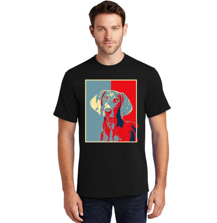 Dog Artwork Weim Vintage Silhouette Weimaraner Tall T-Shirt