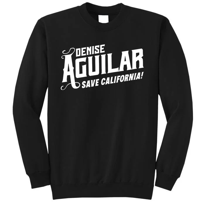 Denise Aguilar Wearing Denise Aguilar Save California Tall Sweatshirt