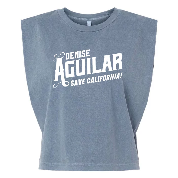 Denise Aguilar Wearing Denise Aguilar Save California Garment-Dyed Women's Muscle Tee