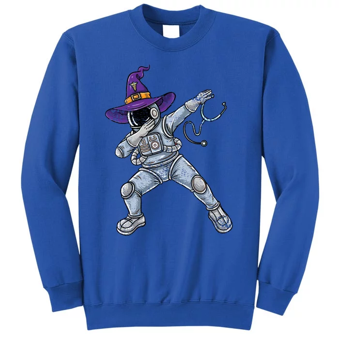 Dabbing Astronaut Witch Nurse Vintage Gift Sweatshirt