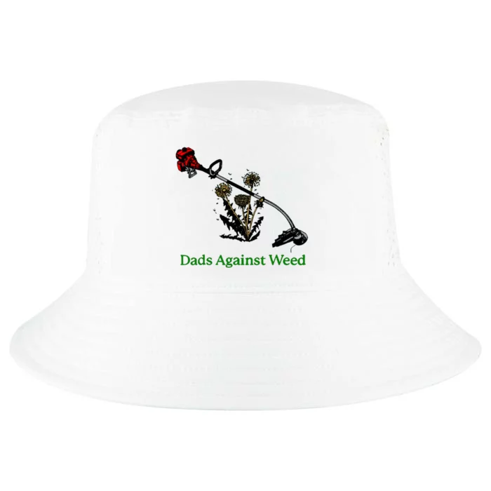 Dads Against Weed Funny Gardening Lawn Mowing Fathers Cool Comfort Performance Bucket Hat