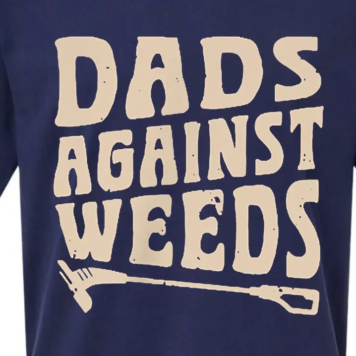 Dads Against Weeds Weed Cutter Weed Whacker Dad Sueded Cloud Jersey T-Shirt