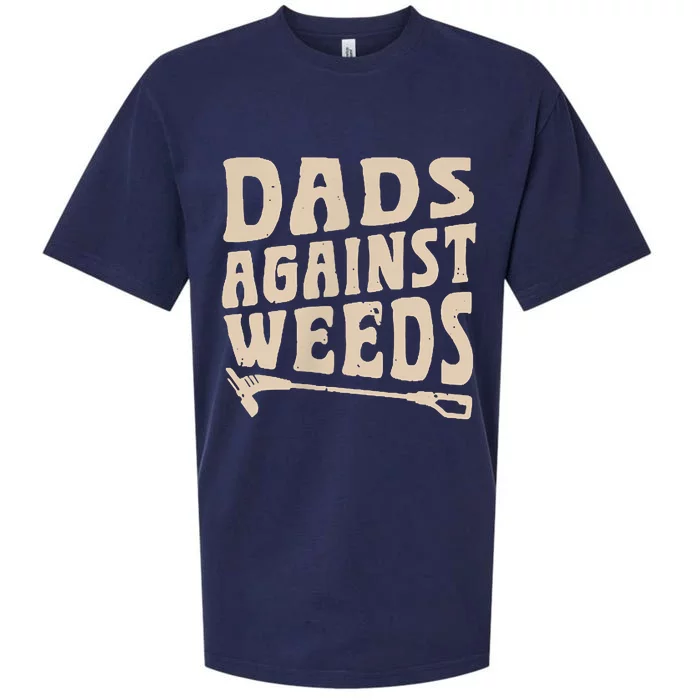 Dads Against Weeds Weed Cutter Weed Whacker Dad Sueded Cloud Jersey T-Shirt