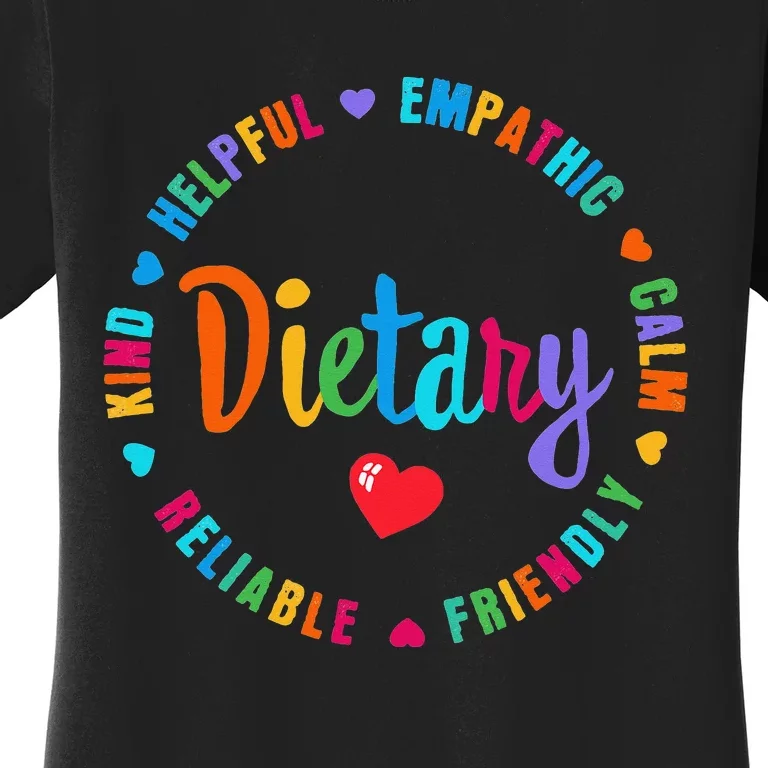 Dietary Appreciation Week healthcare workers  Dietitian Women's T-Shirt