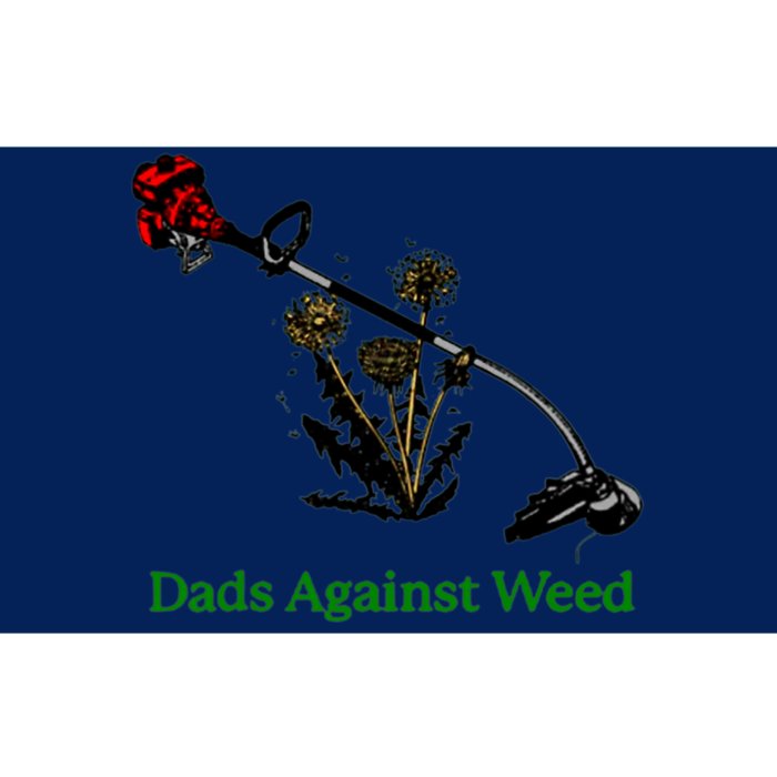 Dads Against Weed Funny Gardening Lawn Mowing Fathers Bumper Sticker