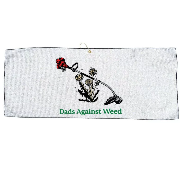 Dads Against Weed Funny Large Microfiber Waffle Golf Towel