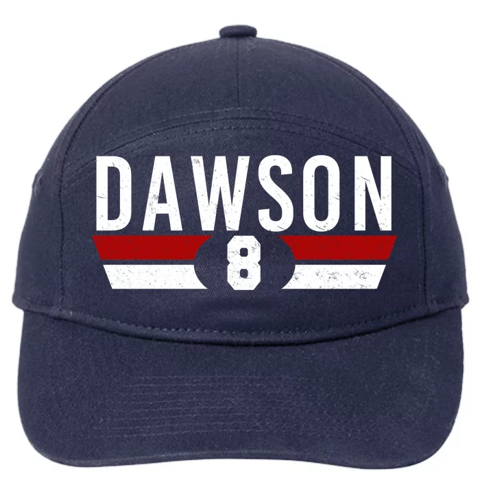 Dawson 8 Vintage Baseball Player 7-Panel Snapback Hat