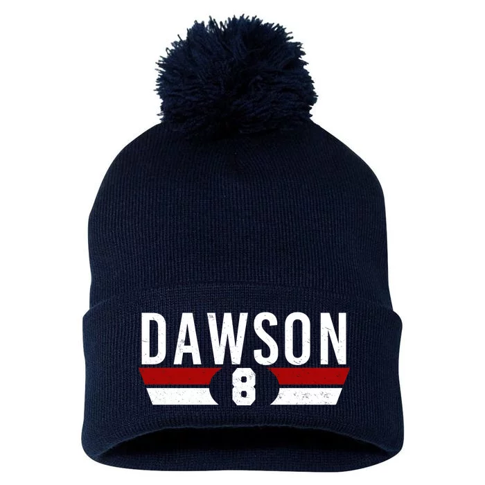 Dawson 8 Vintage Baseball Player Pom Pom 12in Knit Beanie