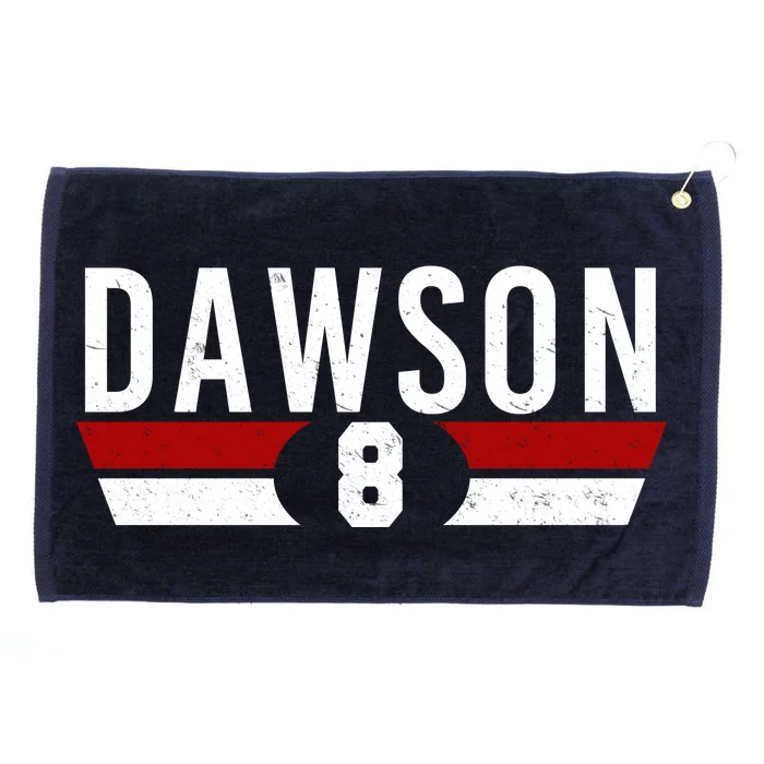 Dawson 8 Vintage Baseball Player Grommeted Golf Towel