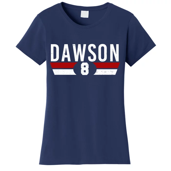 Dawson 8 Vintage Baseball Player Women's T-Shirt