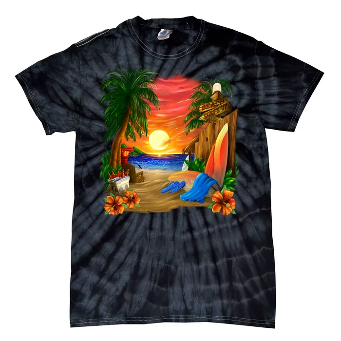 Day at the Beach Tie-Dye T-Shirt