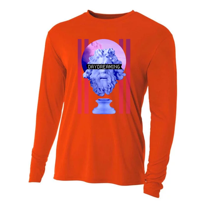 Day Dreaming Statue Cooling Performance Long Sleeve Crew