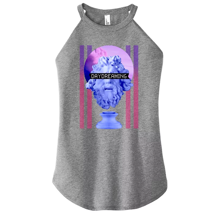 Day Dreaming Statue Women’s Perfect Tri Rocker Tank