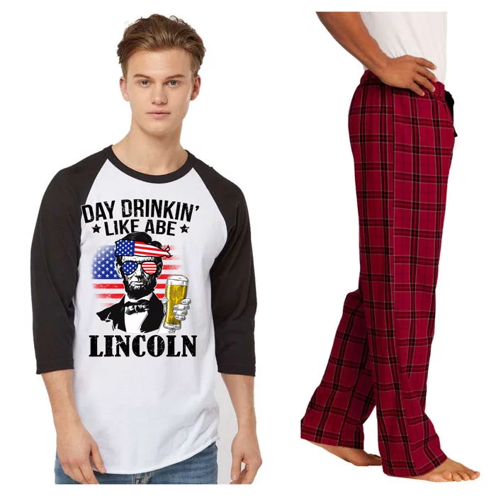 Day Drinkin' Like Abe Lincoln Raglan Sleeve Pajama Set