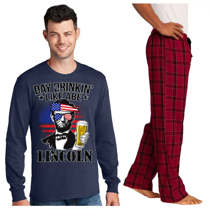 Day Drinkin' Like Abe Lincoln Long Sleeve Pajama Set