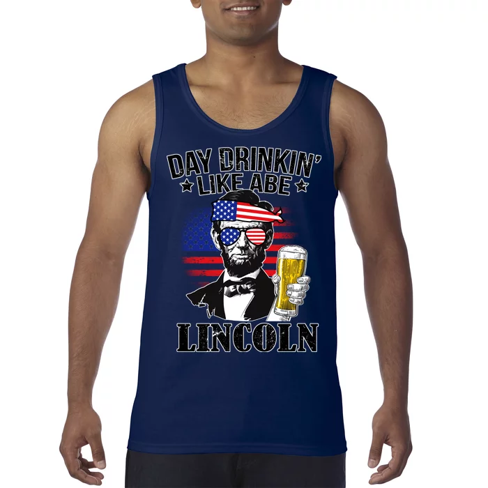 Day Drinkin' Like Abe Lincoln Tank Top