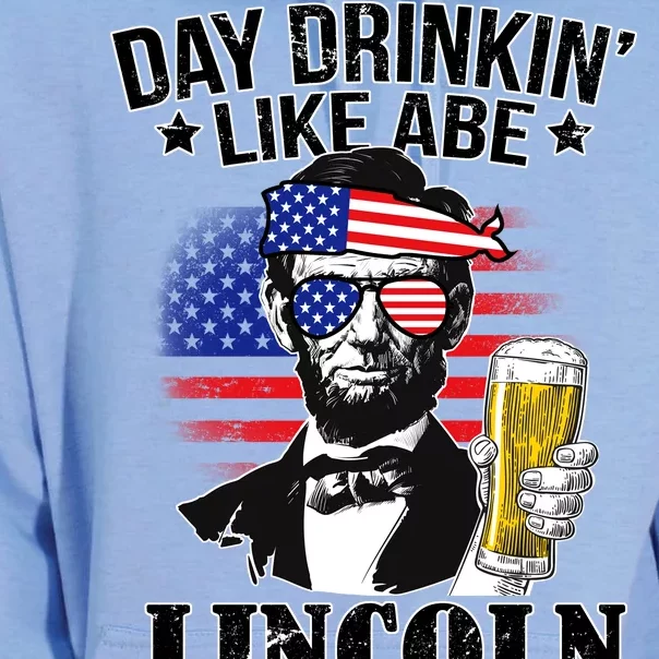 Day Drinkin' Like Abe Lincoln Unisex Surf Hoodie