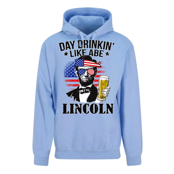 Day Drinkin' Like Abe Lincoln Unisex Surf Hoodie