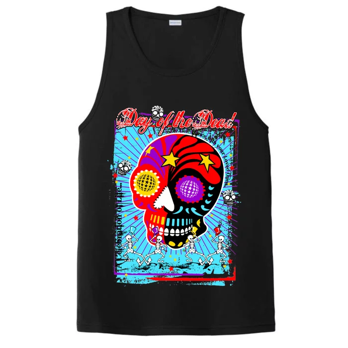 Day of the Dead Performance Tank