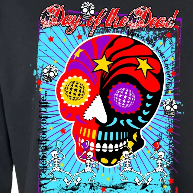 Day of the Dead Cropped Pullover Crew