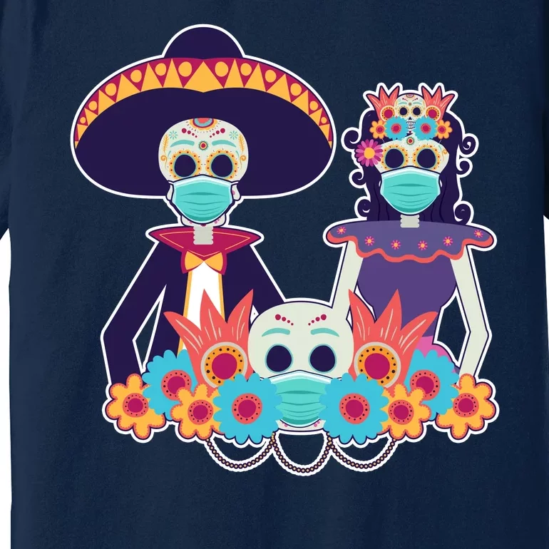 Day Of The Dead Dia De Los Muertos Quarantine Premium T-Shirt