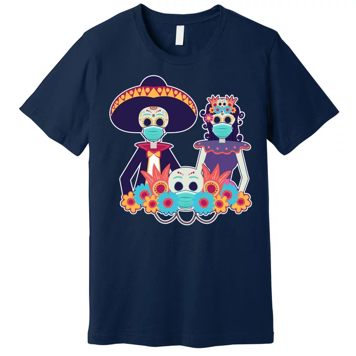 Day Of The Dead Dia De Los Muertos Quarantine Premium T-Shirt