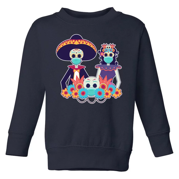 Day Of The Dead Dia De Los Muertos Quarantine Toddler Sweatshirt