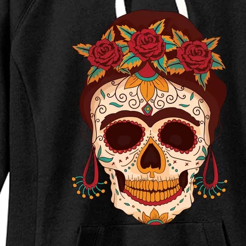 Day Of The Dead Female Women's Fleece Hoodie