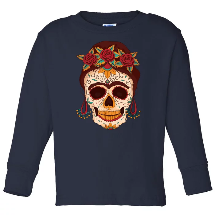 Day Of The Dead Female Toddler Long Sleeve Shirt