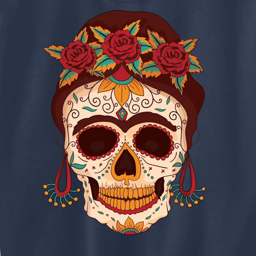 Day Of The Dead Female Kids Sweatshirt