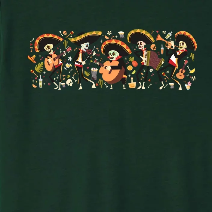 Day Of The dead Mariachi ChromaSoft Performance T-Shirt