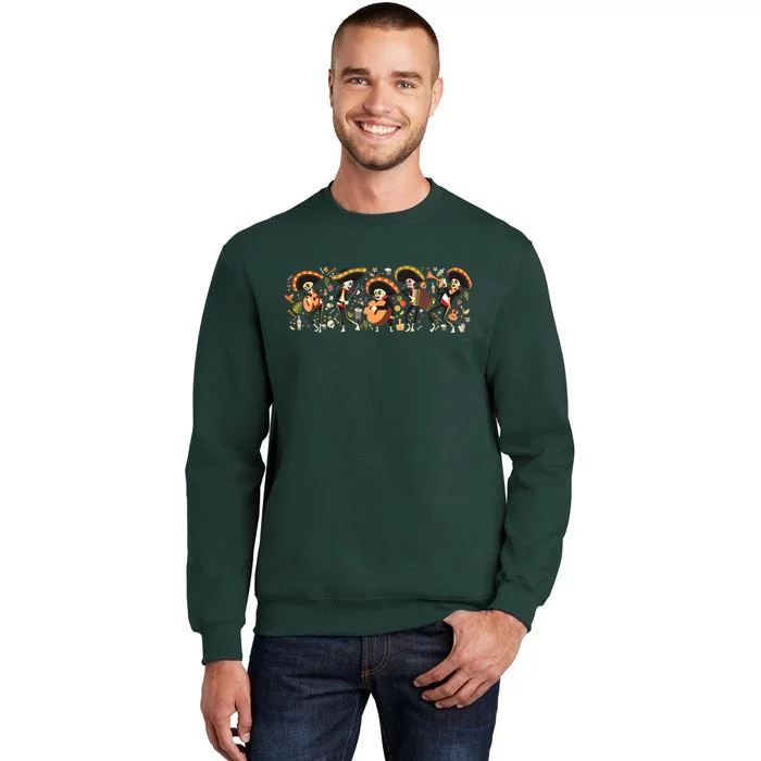 Day Of The dead Mariachi Tall Sweatshirt