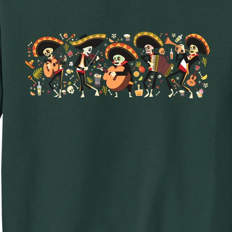 Day Of The dead Mariachi Tall Sweatshirt