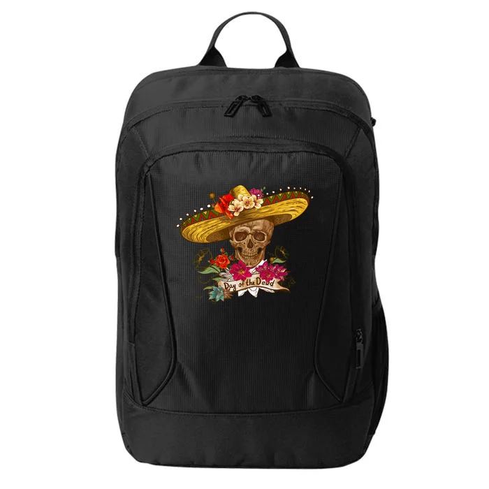 Day Of The Dead Mexican Skull City Backpack