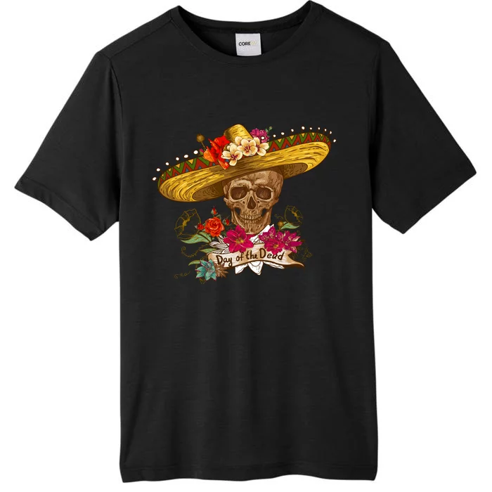 Day Of The Dead Mexican Skull ChromaSoft Performance T-Shirt